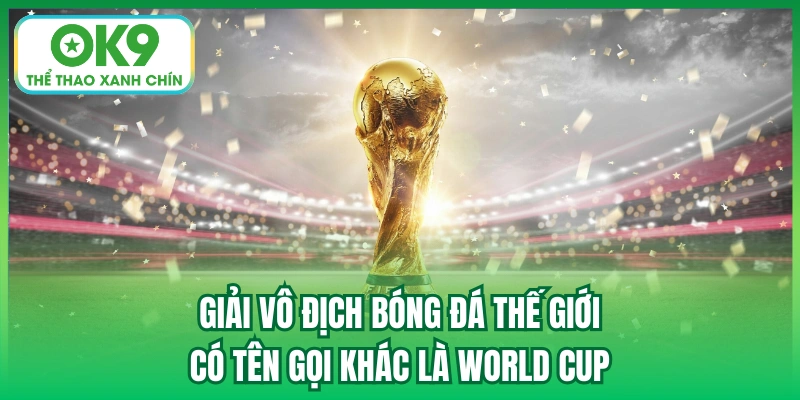 Giải vô địch bóng đá thế giới có tên gọi khác là World Cup